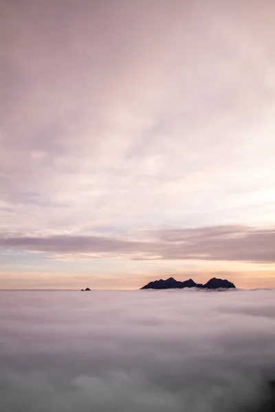 Sunrise Avusturya Alpleri'nde, Avrupa — Stok fotoğraf