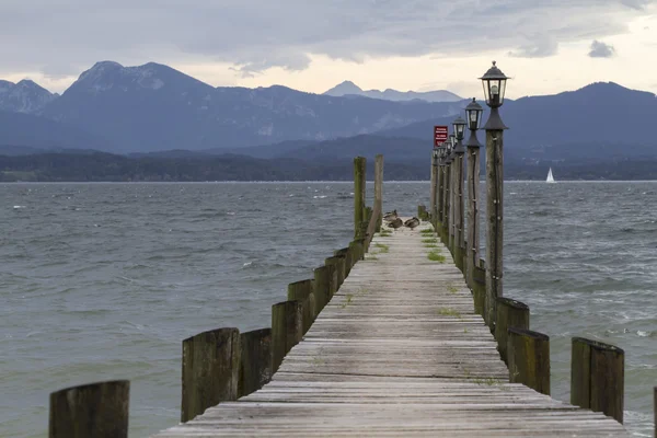 Automne sur le lac Chiemsee en Bavière, Allemagne — Photo