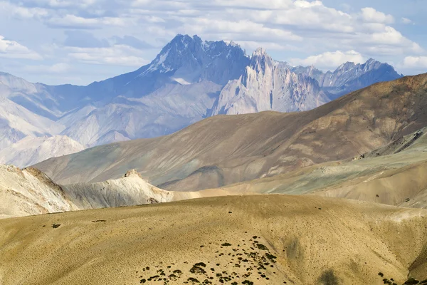 Malowniczy górski krajobraz w ladakh, Indie — Zdjęcie stockowe