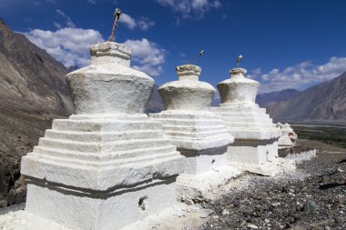 ladakh, Hindistan ın tarihi stupas (gompas)