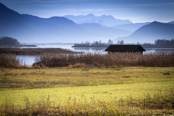 Automne sur le lac Chiemsee — Photo