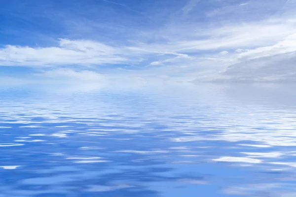 Fondo azul mar y cielo — Foto de Stock