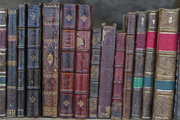 A pile of old weathered books — Stock Photo, Image