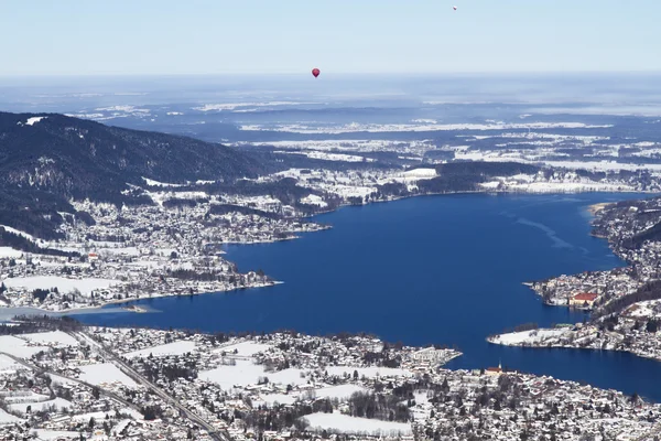 Vue panoramique depuis la montagne Wallberg, Allemagne — Photo