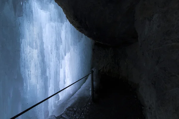 Partnachklamm gorge in Bavaria, Germany, in winter — Stock Photo, Image