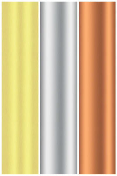 arka plan olarak üç fırçalanmış metal