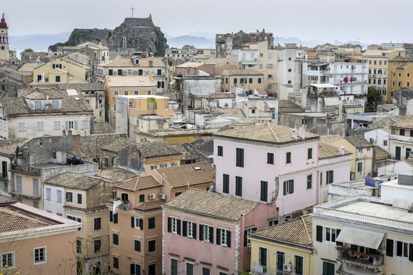 The city of the island of Corfu, Greece — Stock Photo, Image