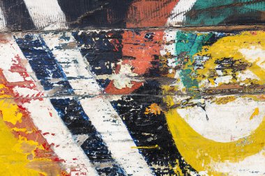 arka plan olarak yıpranmış boyalı ahşap