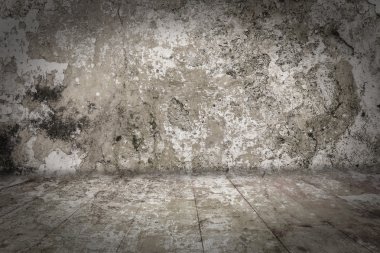 Oda arka plan olarak yıpranmış