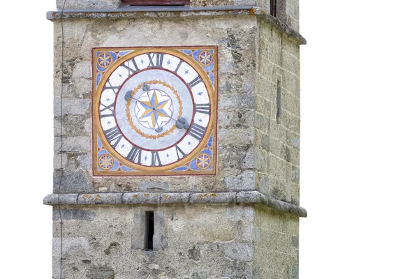 Historic church clock in Italy — Stock Photo, Image