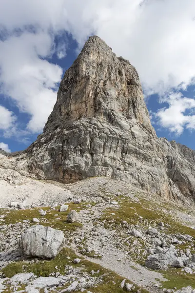 Felmászik a német Alpokban, Bajorország "sommerstein" — Stock Fotó