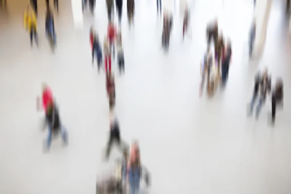Groups of people moving, blurry — Stock Photo, Image