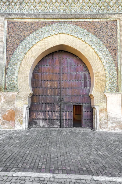 Partie de la porte de Bab el-Mansour, Maroc — Photo