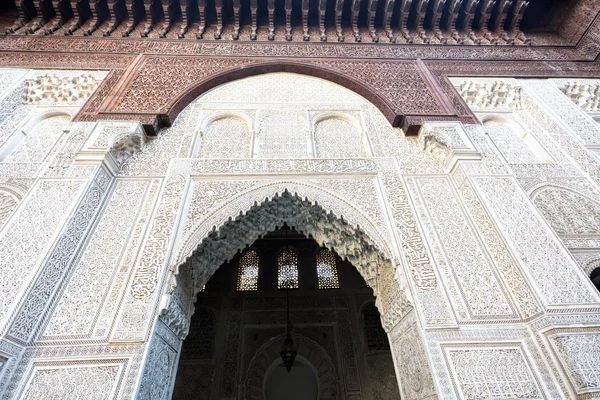 Medersa Bou Inania Koranskole, Meknes, Marokko – stockfoto