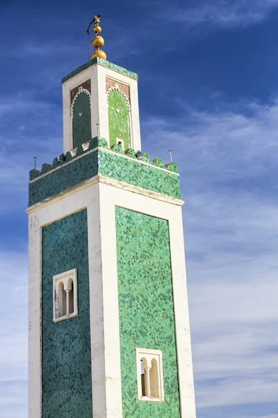 Minaret Medersa Bou Inania mosque, Morocco — Stock Photo, Image