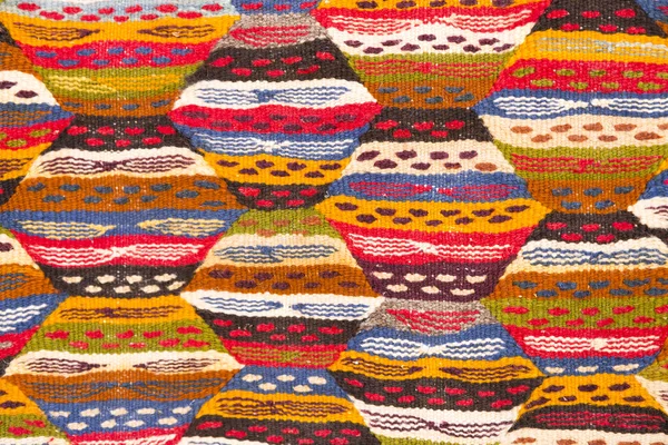 Detail of a Moroccan carpet as background — Stock Photo, Image