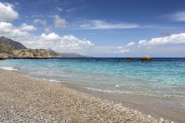 Apella beach karpathos Adası, Yunanistan