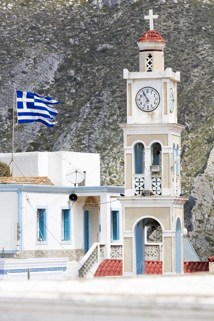 Church in Olympos village, Karpathos, Greece