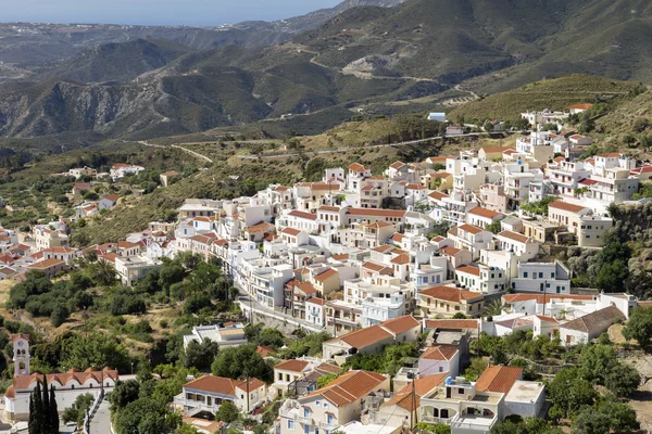 Město aperi na ostrově karpathos, Řecko — Stock fotografie