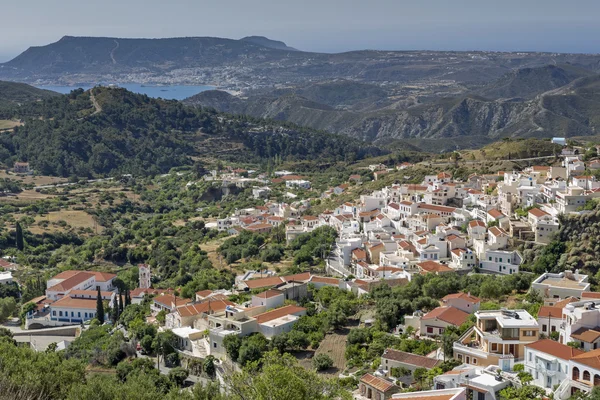 A cidade de Aperi na ilha de Karpathos, Grécia — Fotografia de Stock