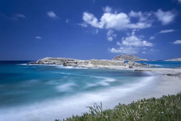 Kust op west karpathos eiland, Griekenland — Stockfoto