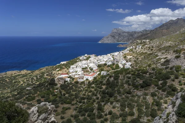 Costa na ilha de West Karpathos, Grécia — Fotografia de Stock