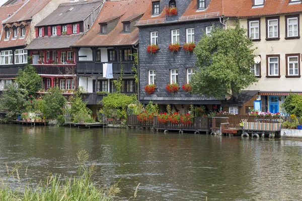 Casas pitorescas em Bamberg, Alemania — Fotografia de Stock