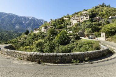 Vaucluse, Fransa 'daki Brantes dağ köyü.