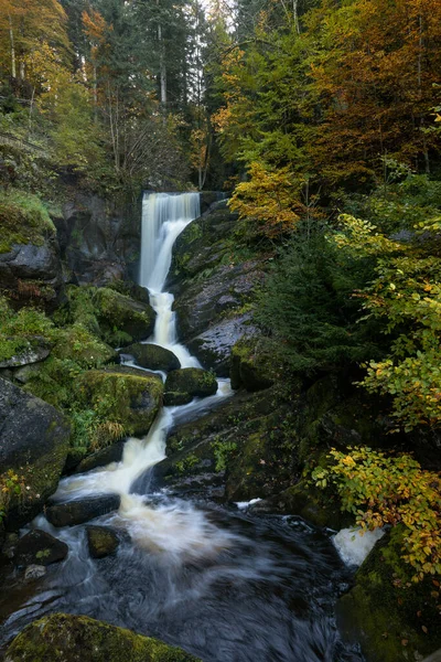 Triberg Waterfalls Black Forest Germany Autumn — Photo