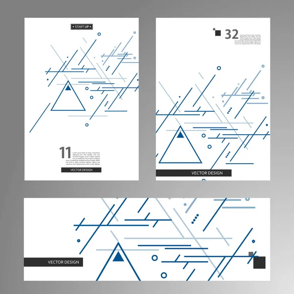 Geometrik şablon arka planı. Vektör soyut çizgileri ve üçgenler. Yaratıcı şablon tasarımı. Modern grafik biçimi