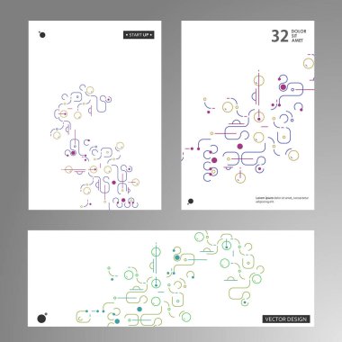 Minimal geometry design. Geometric shapes on cover. Design elements for web, advertisement, commercial banner, poster, leaflet, billboard, sale. Vector connect shapes