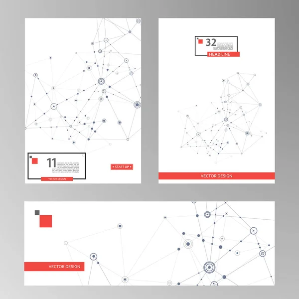 Vector Biotechnology Background Molecular Chromosome Cosmetic Genome Medical Beauty Atom — ストックベクタ