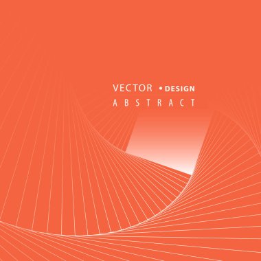 Kare optik illüzyonu bağla. Soyut vektör arkaplanı. Grafik çizgileri girdap tasarımı.