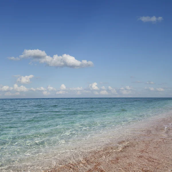 Plage tropicale. Ciel et mer . — Photo