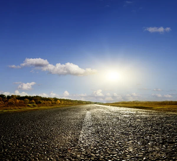 Asphalt road — Stock Photo, Image