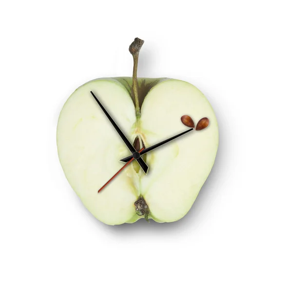 Reloj de manzana —  Fotos de Stock