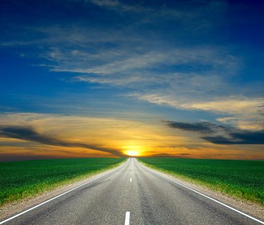 eski yol asfalt