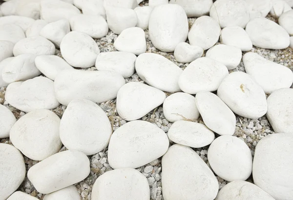 White sea stones — Stock Photo, Image