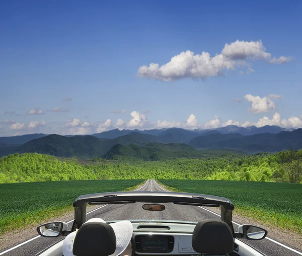 Estrada na montanha . — Fotografia de Stock