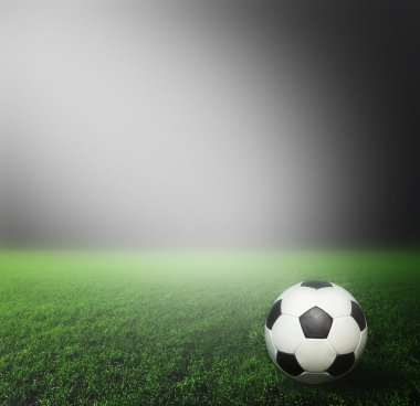 Futbol topu, stadyum, ışık