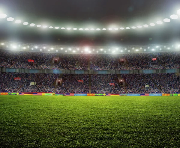 Stadion voor sport en concerten leeg op een zonnige dag — Stockfoto