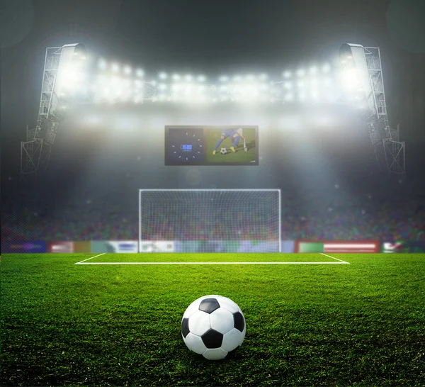 Soccer bal.football, — Stock Photo, Image