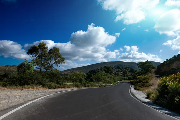 Montaña soleada — Foto de Stock