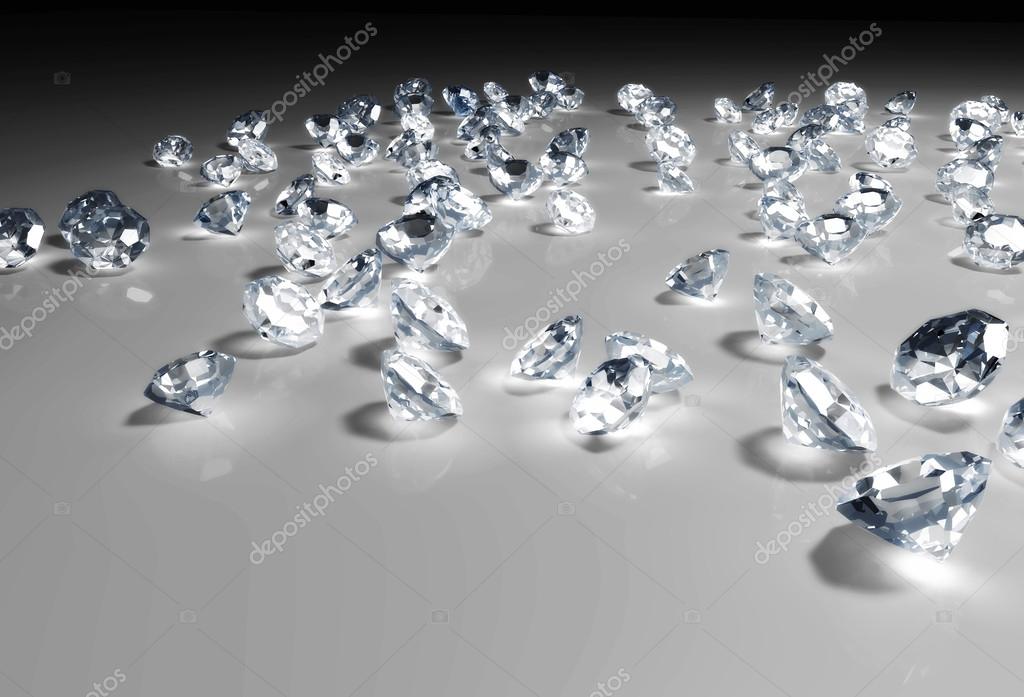Some diamonds on the floor Stock Photo by ©TaiChesco 30968345