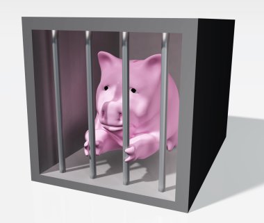 pembe bir domuzcuk hapis