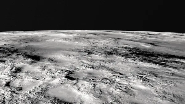 Het maanoppervlak — Stockfoto