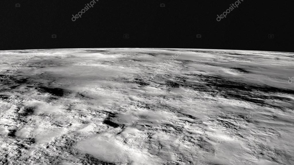 The Lunar Surface Stock Photo By C Taichesco