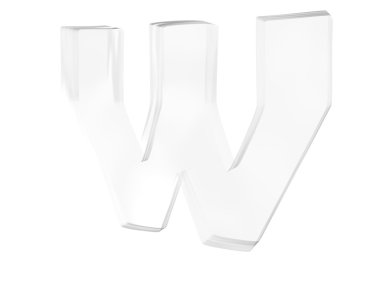 3D render bir metin w