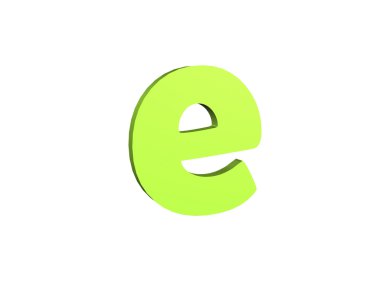 metin E'nin 3D render