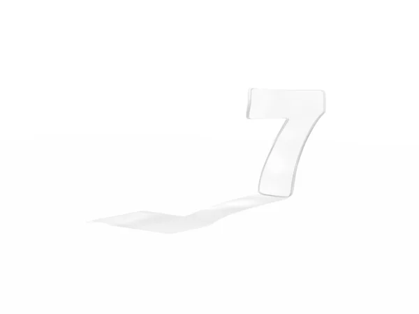 3D render of the number 7 — Stock Photo, Image